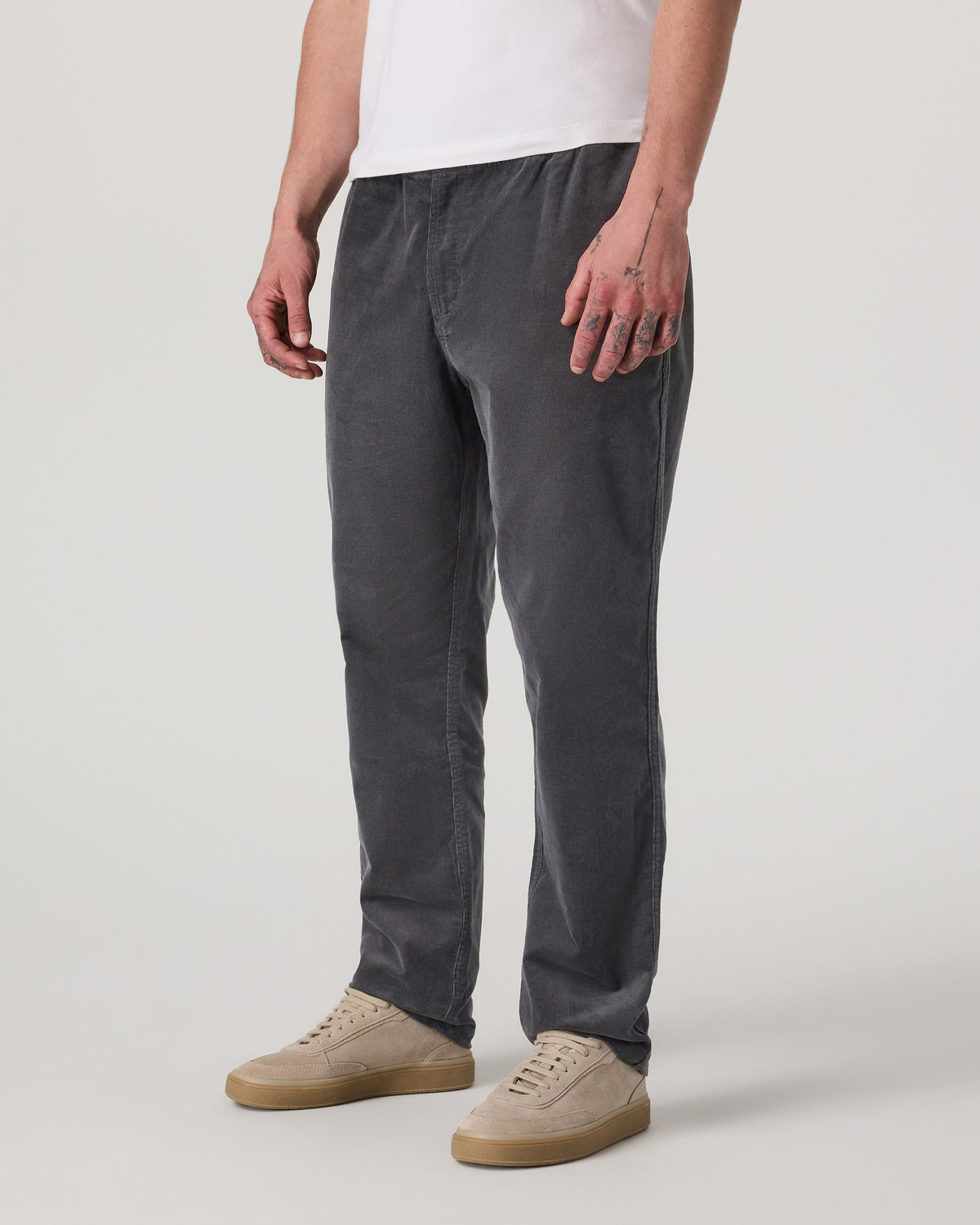 Men's Optimist Elastic Waist Pant Classic Fit Charcoal | Vuori outlet - US 3347