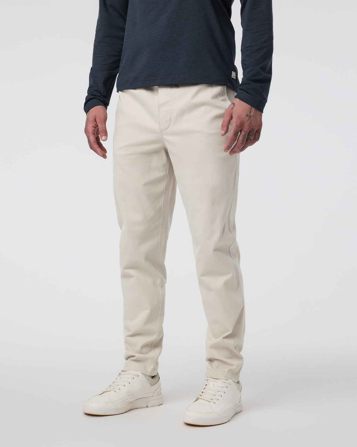 Fletcher Elastic Waist Pant Athletic Slim Fit 30" Oatmeal | Vuori sale - US 6693