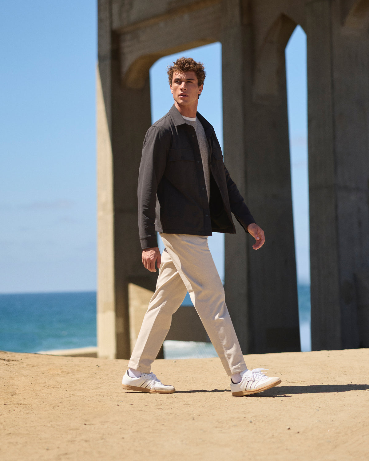 Fletcher Elastic Waist Pant Athletic Slim Fit 30" Oatmeal | Vuori sale - US 6693
