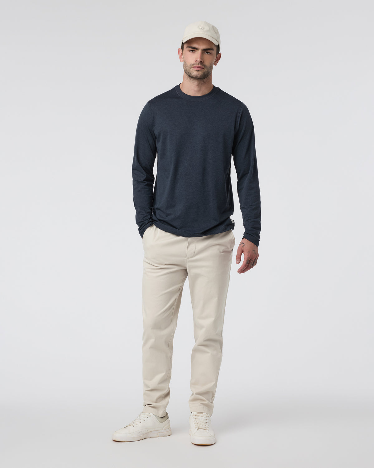Fletcher Elastic Waist Pant Athletic Slim Fit 30" Oatmeal | Vuori sale - US 6693