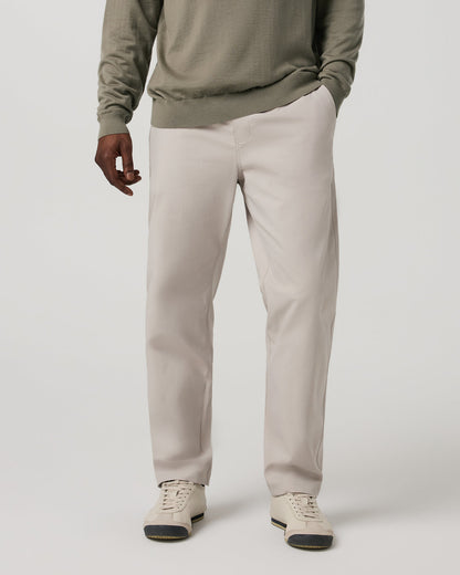 Men's Cascade Elastic Waist Trouser Classic Fit 30" Pewter | Vuori online - US 5074
