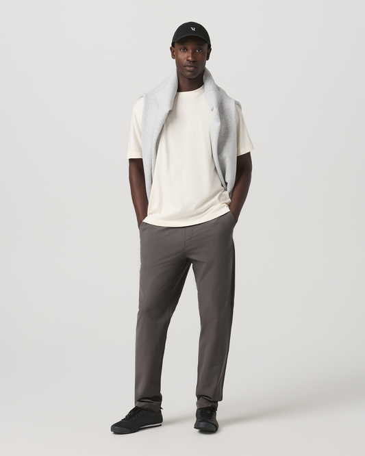 Men's Meta Elastic Waist Pant Classic Fit 32" Warm Grey | Vuori sale - US 6642
