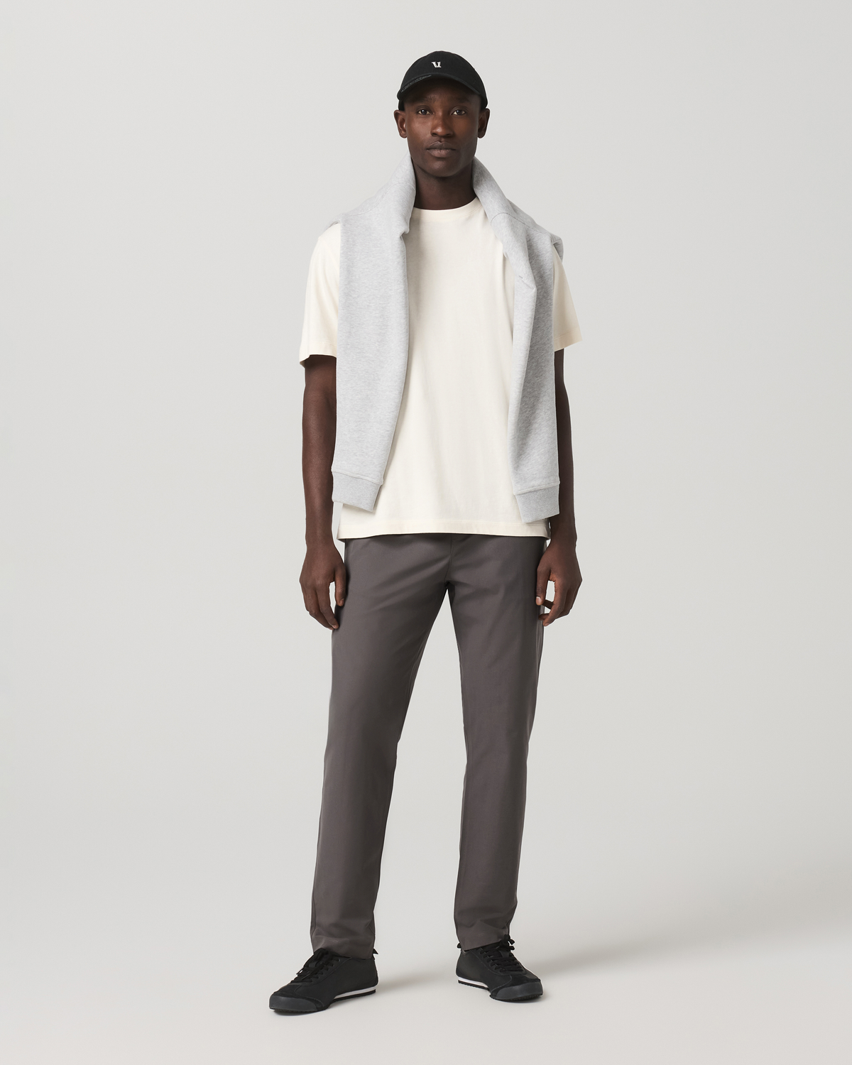 Men's Meta Elastic Waist Pant Classic Fit 32" Warm Grey | Vuori sale - US 6642
