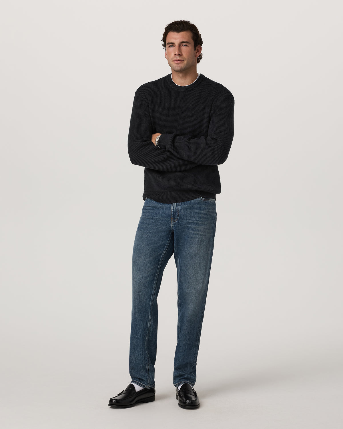 Vuori Vintage Jean Classic Fit 32" Medium Wash Denim | Vuori online - US 1906