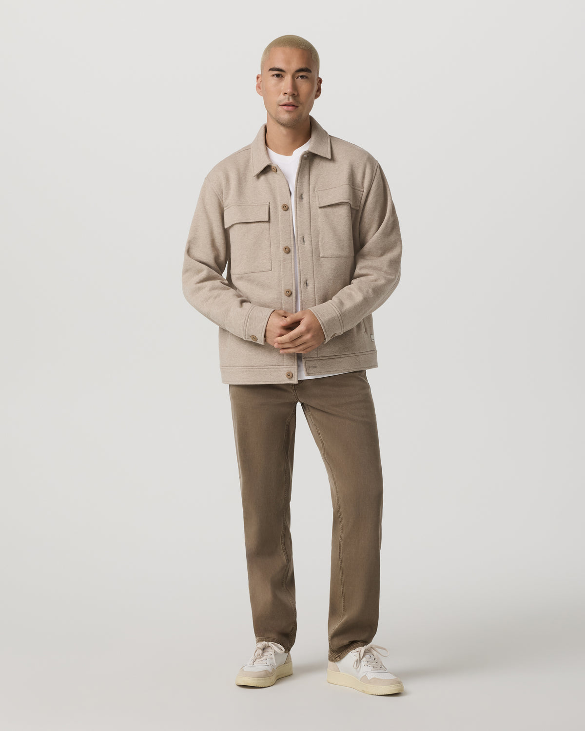 Men's Benton Stretch Twill Pant Classic Fit 30" Peppercorn | Vuori shop - US 2635