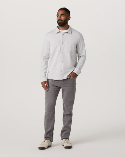 Benton Stretch Twill Pant Athletic Slim Fit 30" Cavern Grey | Vuori discount - US 4411