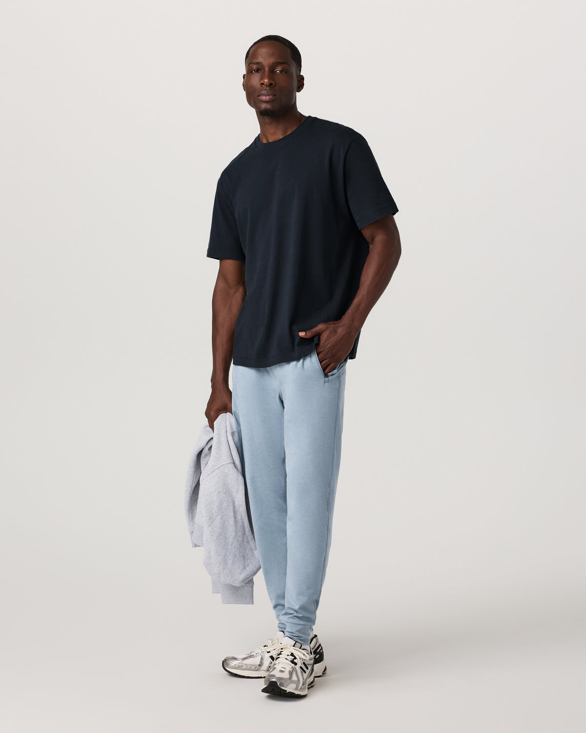 Ponto Performance Jogger 28" Men's Flint Heather Pants | Vuori onsale - US 4430
