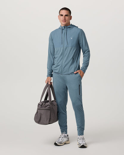 Men's Sunday Performance Jogger 28" Smoke Blue Heather | Vuori for sale - US 4327