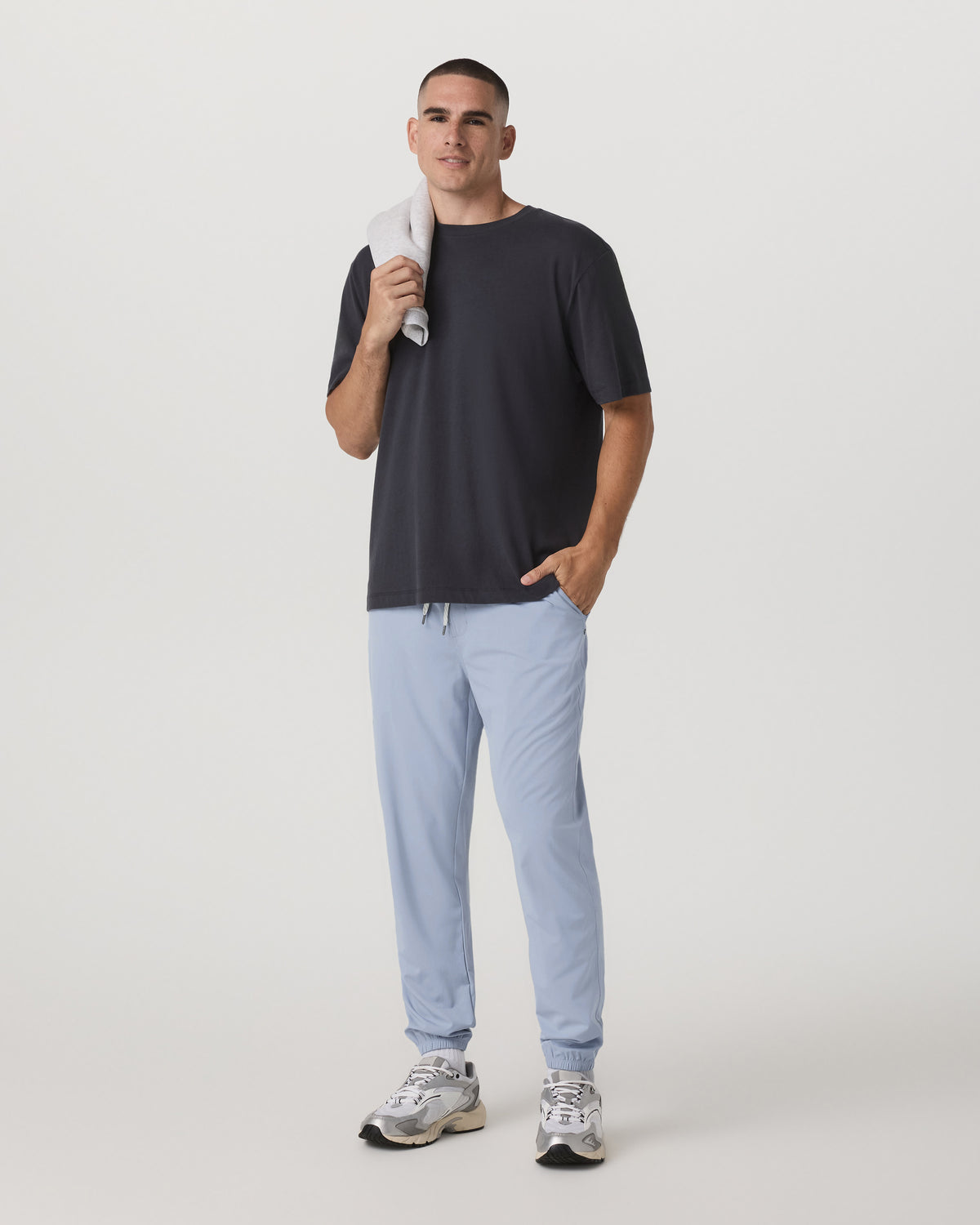 Kore Jogger Lined 28" Men's Blue Dusk Joggers | Vuori outlet - US 4723