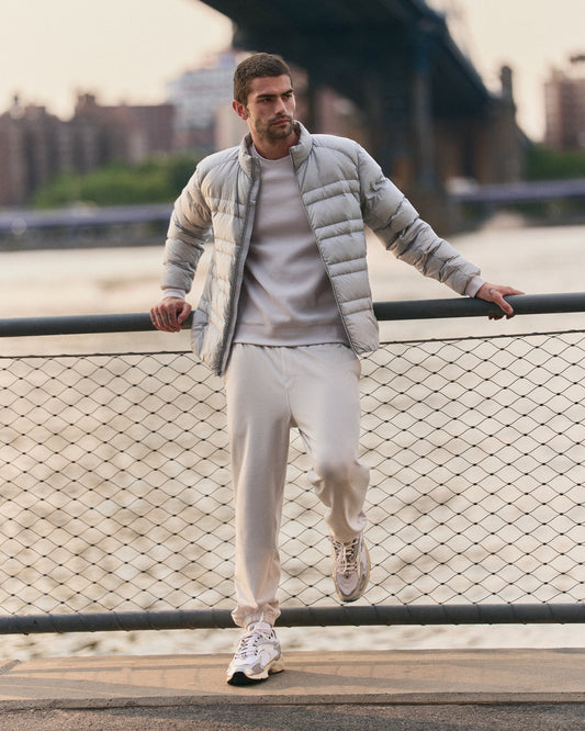 Men's Coronado Sweatpant 28" Salt Heather | Vuori sale - US 4207