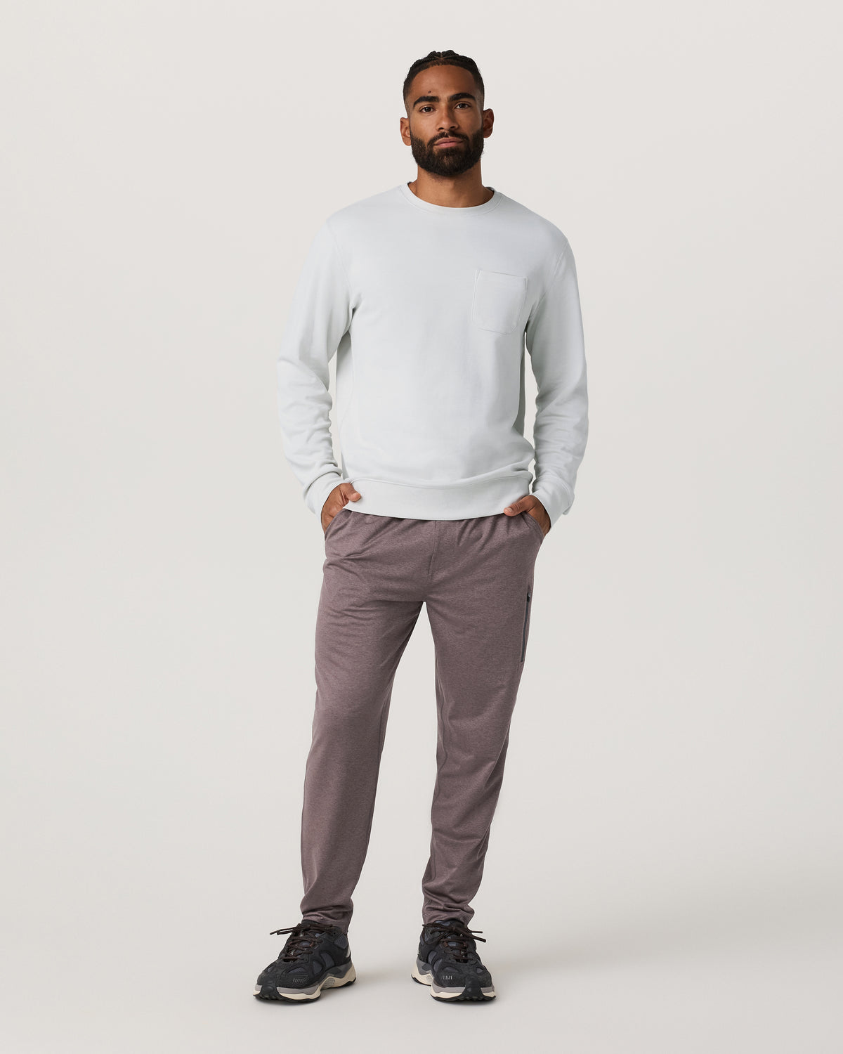 Men's Sunday Performance Jogger 28" Huckleberry Heather | Vuori for sale - US 9768