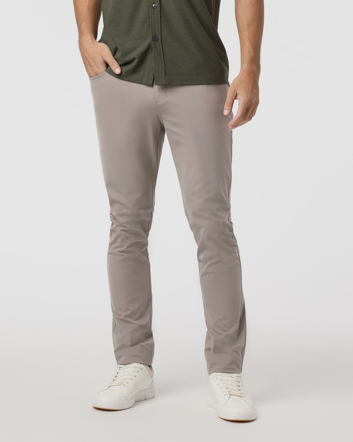 Meta Pant Athletic Slim 30" Mocha 5-Pocket Pants | Vuori sale - US 9095