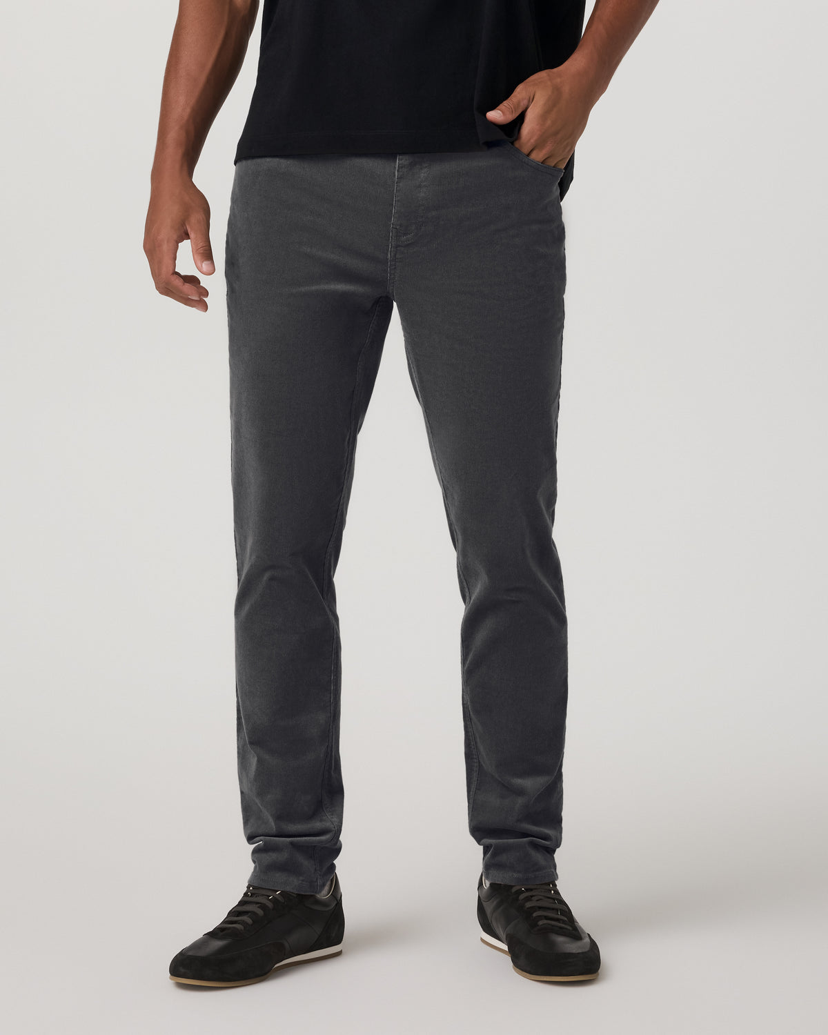 Optimist 5 Pocket Cord Pant Athletic Slim Fit Charcoal | Vuori sale - US 6584