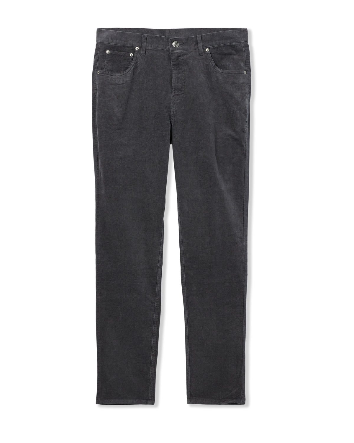Optimist 5 Pocket Cord Pant Athletic Slim Fit Charcoal | Vuori sale - US 6584