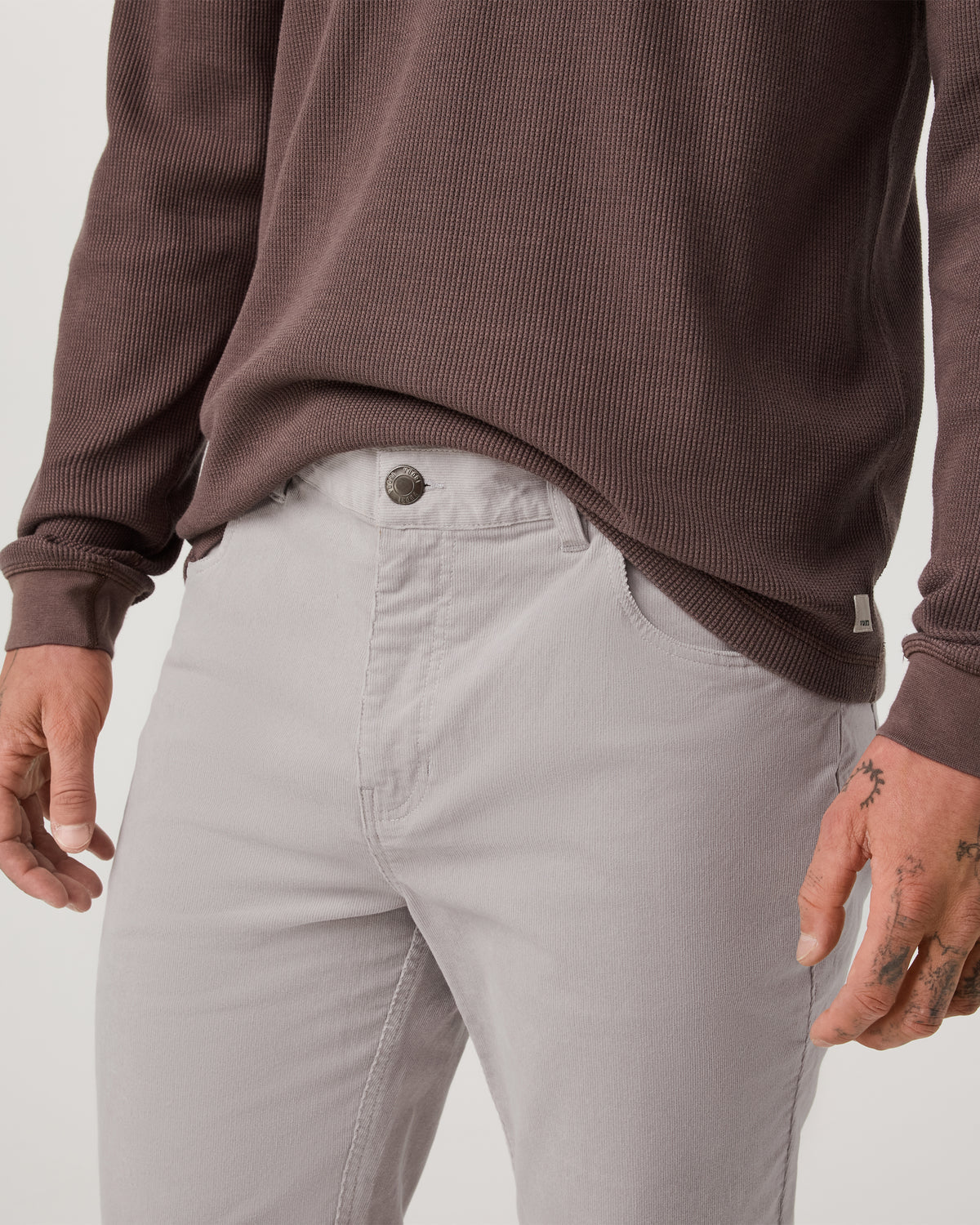 Optimist 5 Pocket Cord Pant Athletic Slim Fit Amethyst Grey | Vuori outlet - US 5841