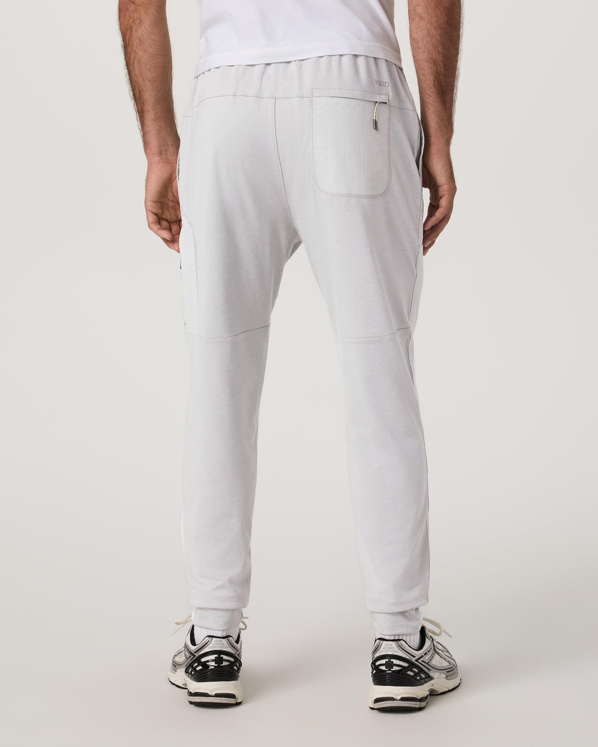 Sunday Mixed Media Jogger 28" Men's Frost Grey Joggers | Vuori onsale - US 5810