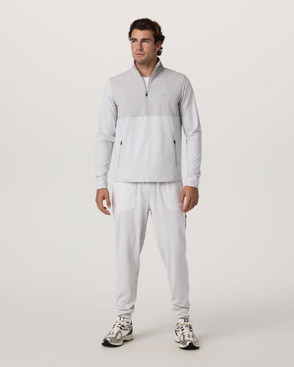 Sunday Mixed Media Jogger 28" Men's Frost Grey Joggers | Vuori onsale - US 5810