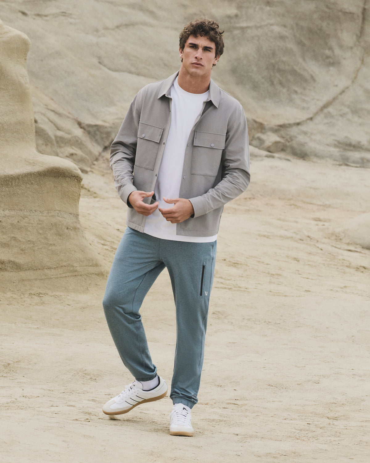 Sunday Performance Sweatpant 28" Men's Smoke Blue Pant | Vuori sale - US 2298