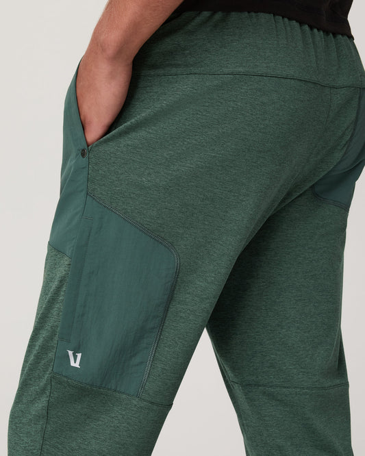 Men's Sunday Mixed Media Jogger 28" Agate Green Heather | Vuori shop - US 8313