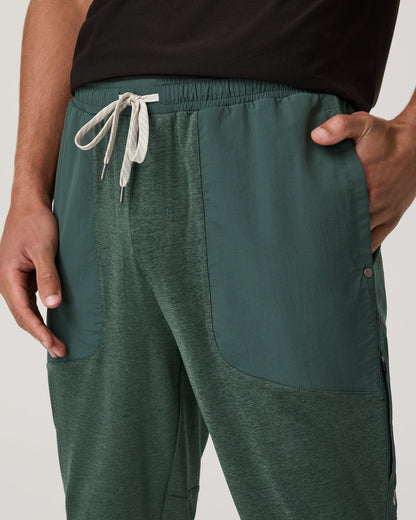 Men's Sunday Mixed Media Jogger 28" Agate Green Heather | Vuori shop - US 8313