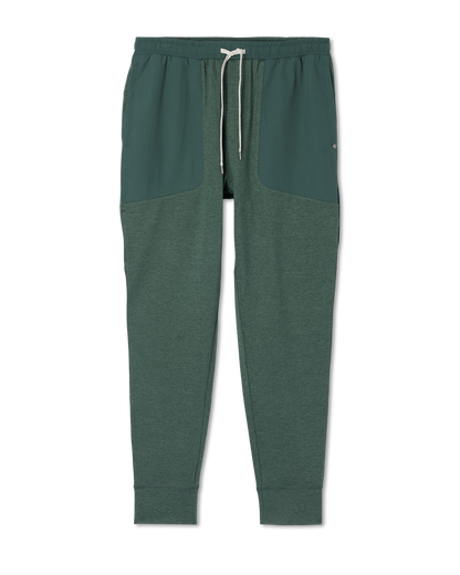 Men's Sunday Mixed Media Jogger 28" Agate Green Heather | Vuori shop - US 8313