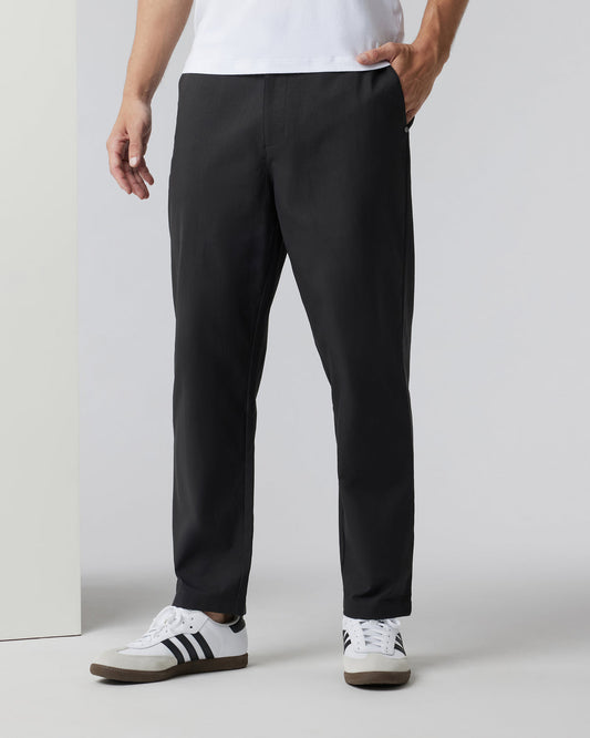 Cascade Crinkle Pant Relaxed 30" Black | Vuori outlet - US 8648