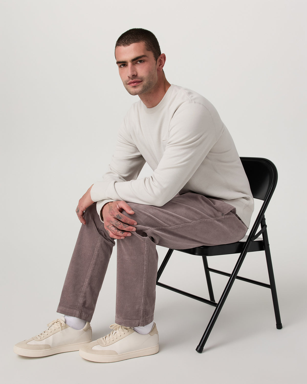 Men's Optimist Elastic Waist Pant Classic Fit Huckleberry | Vuori sale - US 4640