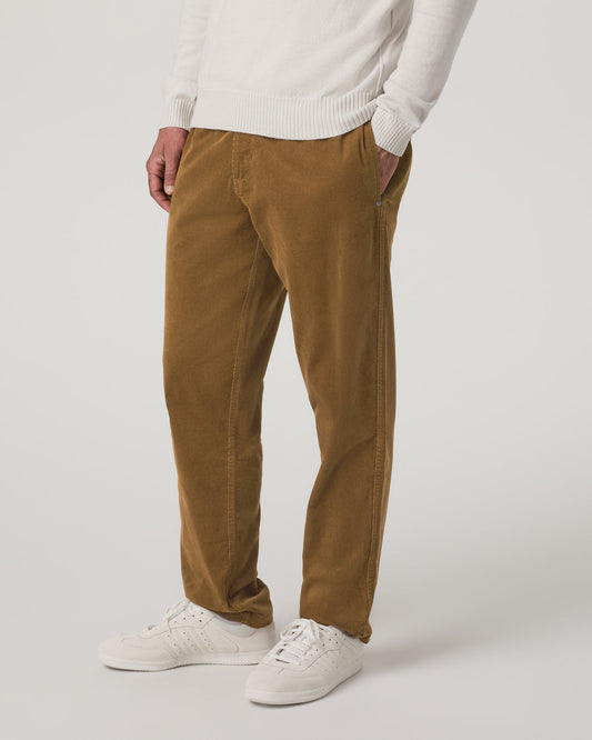 Optimist Elastic Waist Pant Classic Fit Men's Rum Pants | Vuori onsale - US 8778