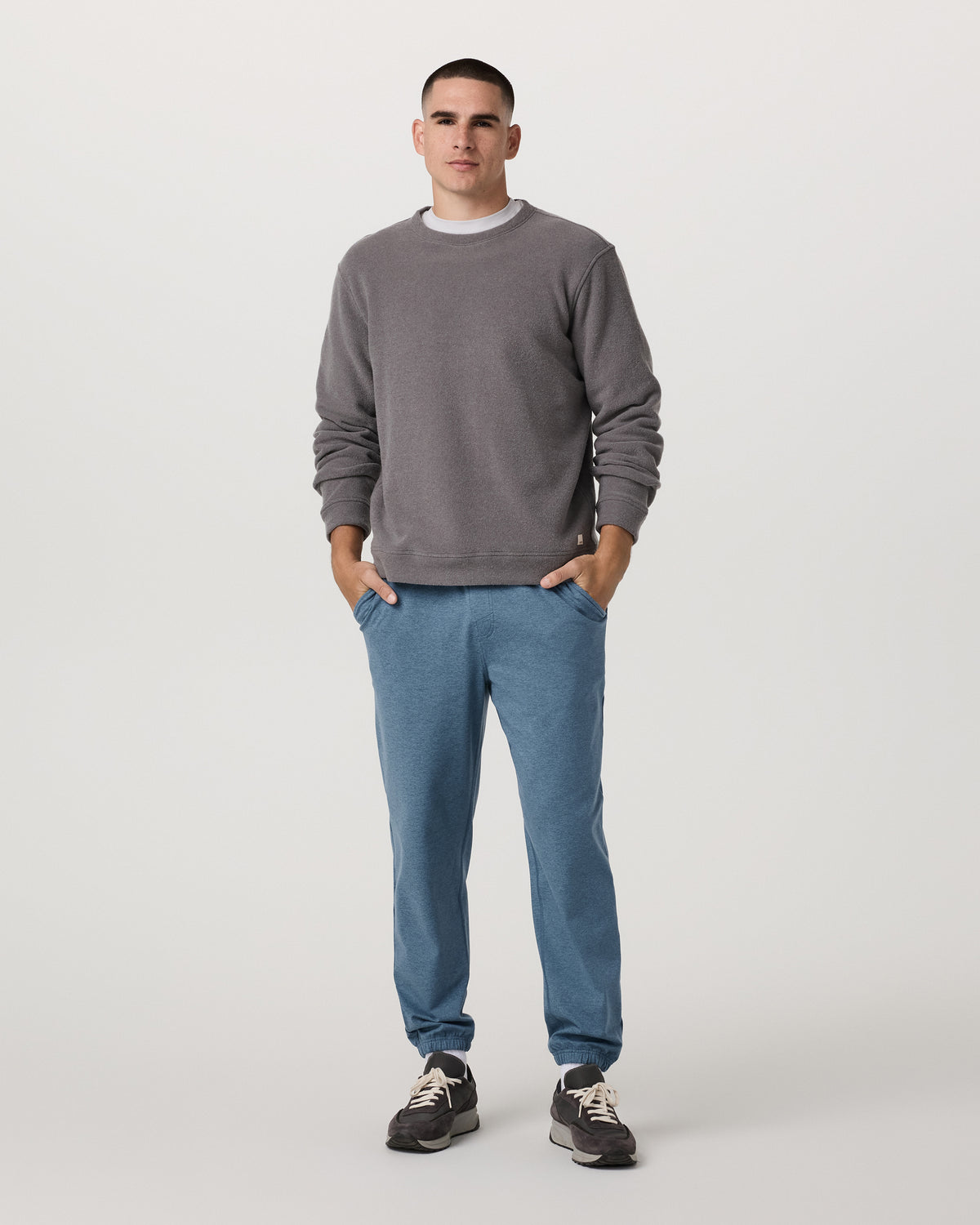 Men's Coronado Sweatpant 28" Pool Blue Heather | Vuori online - US 6529