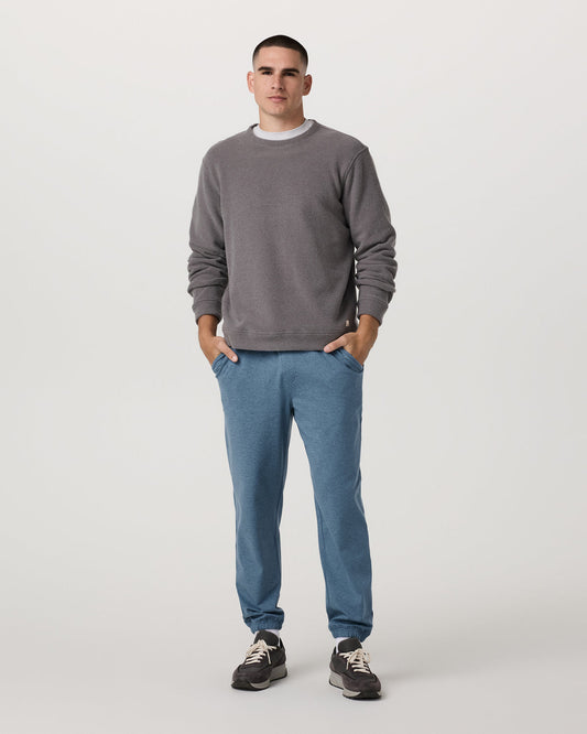 Men's Coronado Sweatpant 28" Pool Blue Heather | Vuori online - US 6529