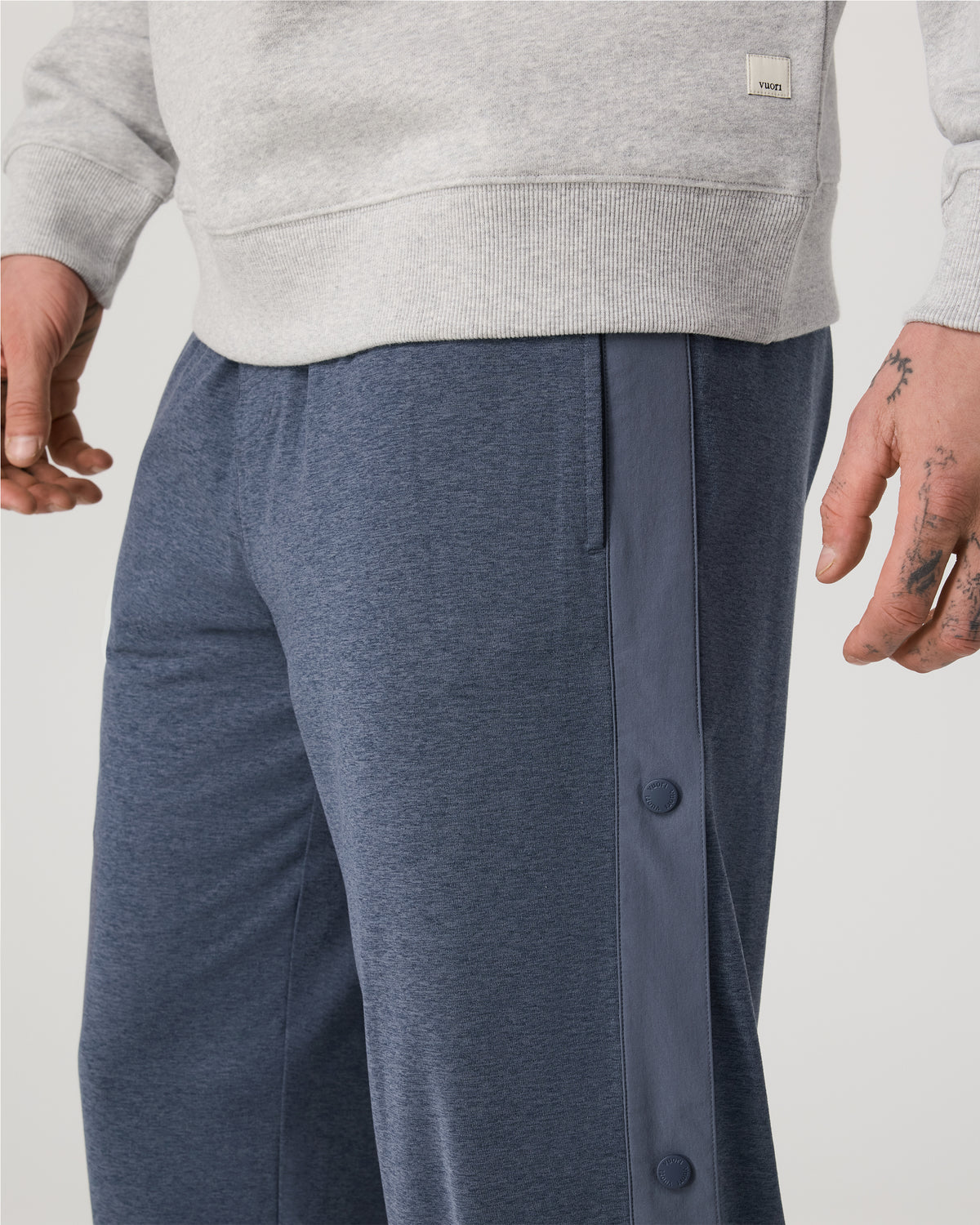 Sunday Warm Up Pant 30" Men's Azure Heather Pants | Vuori outlet - US 5701