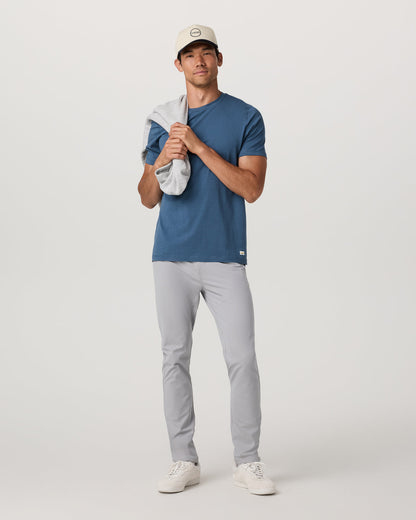 Meta Pant Athletic Slim Fit 34" Sea Fog 5-Pocket Pants | Vuori for sale - US 1904