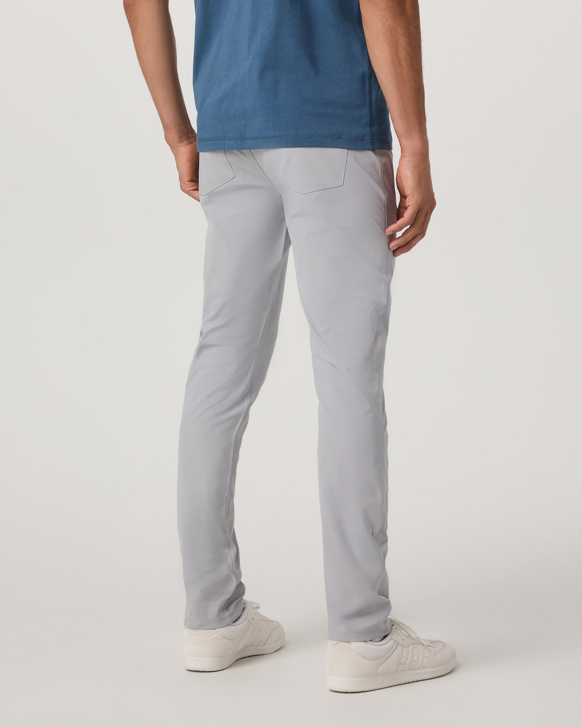 Meta Pant Athletic Slim Fit 34" Sea Fog 5-Pocket Pants | Vuori for sale - US 1904