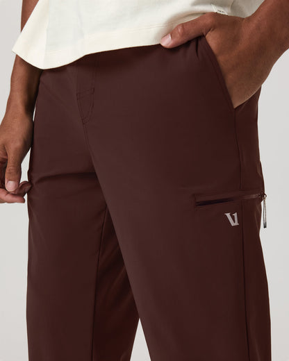 Fleet Sport Jogger 30" Men's Burgundy Joggers | Vuori onsale - US 2206