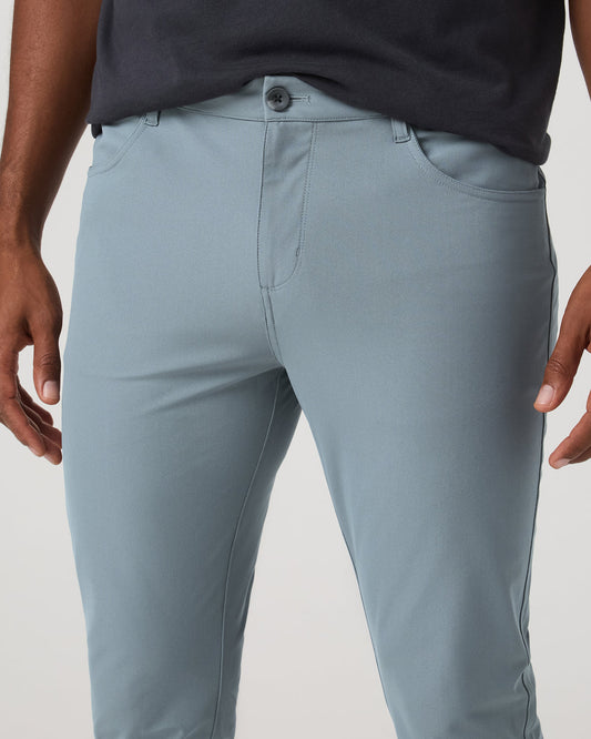 Meta Pant Athletic Slim 32" Dusty Blue 5-Pocket Pants | Vuori discount - US 8059
