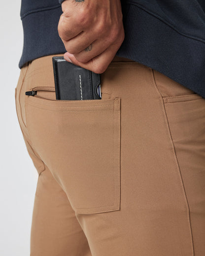 Meta Pant Athletic Slim 30" Camel 5-Pocket Pants | Vuori sale - US 5689