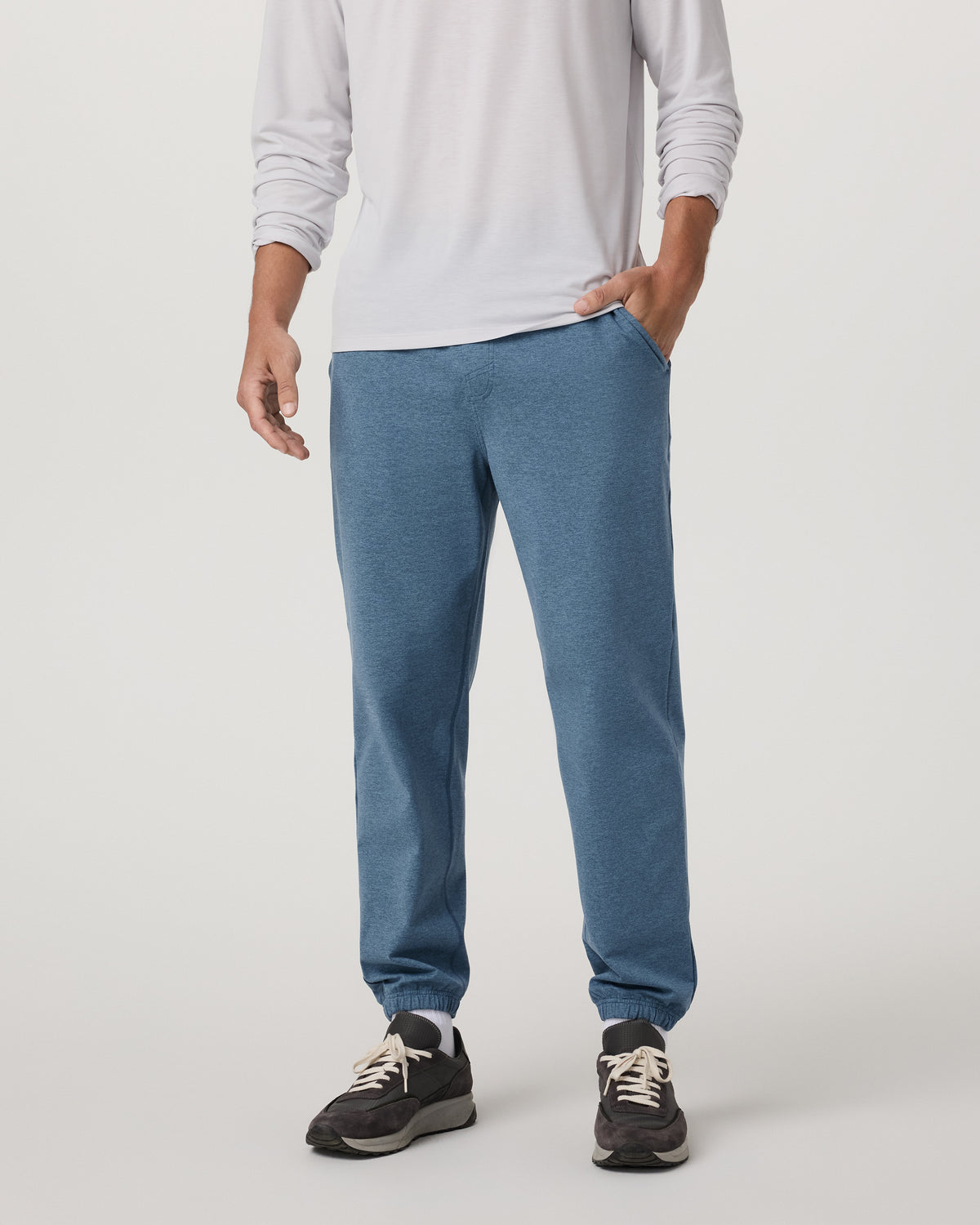 Men's Coronado Sweatpant 30" Pool Blue Heather | Vuori shop - US 4856