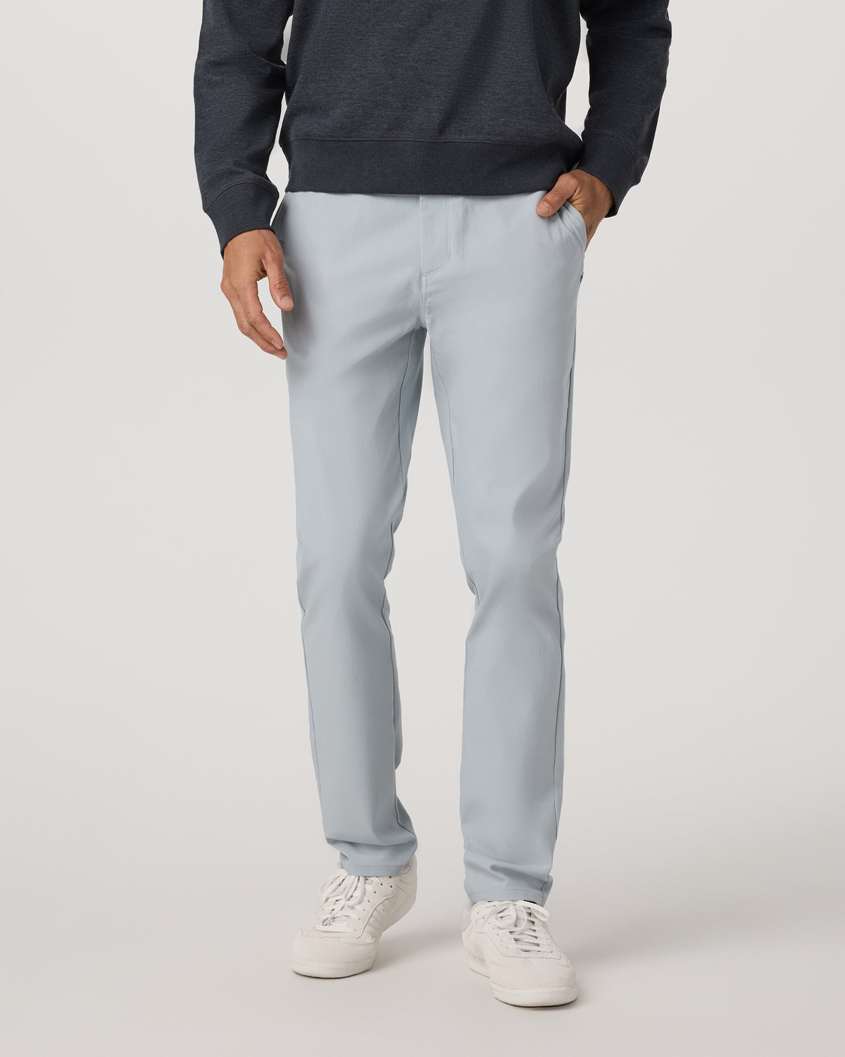 Men's Cascade Tech Chino Athletic Slim Fit 32" Blue Haze | Vuori discount - US 5185