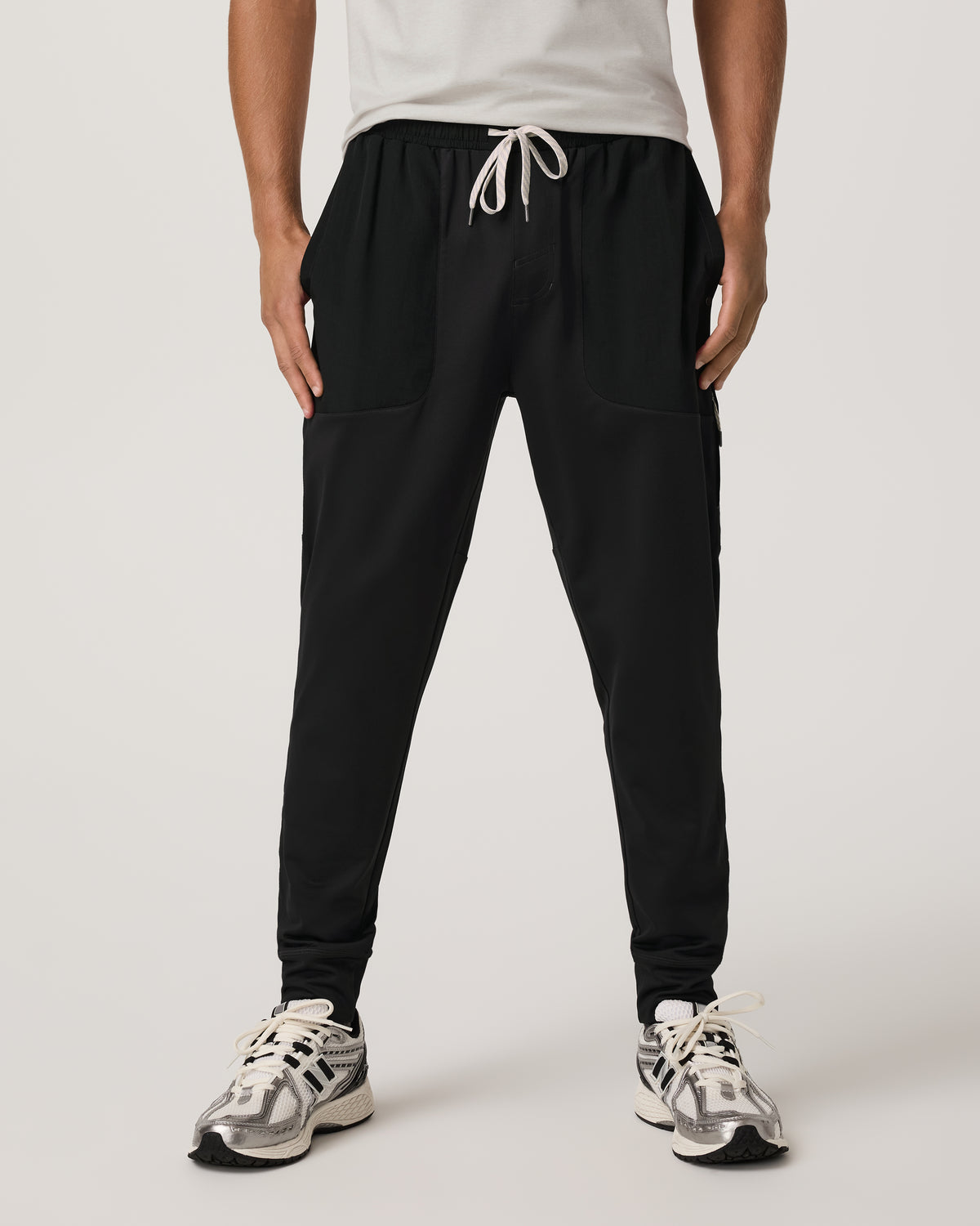 Sunday Mixed Media Jogger 28" Men's Black Joggers | Vuori discount - US 5832