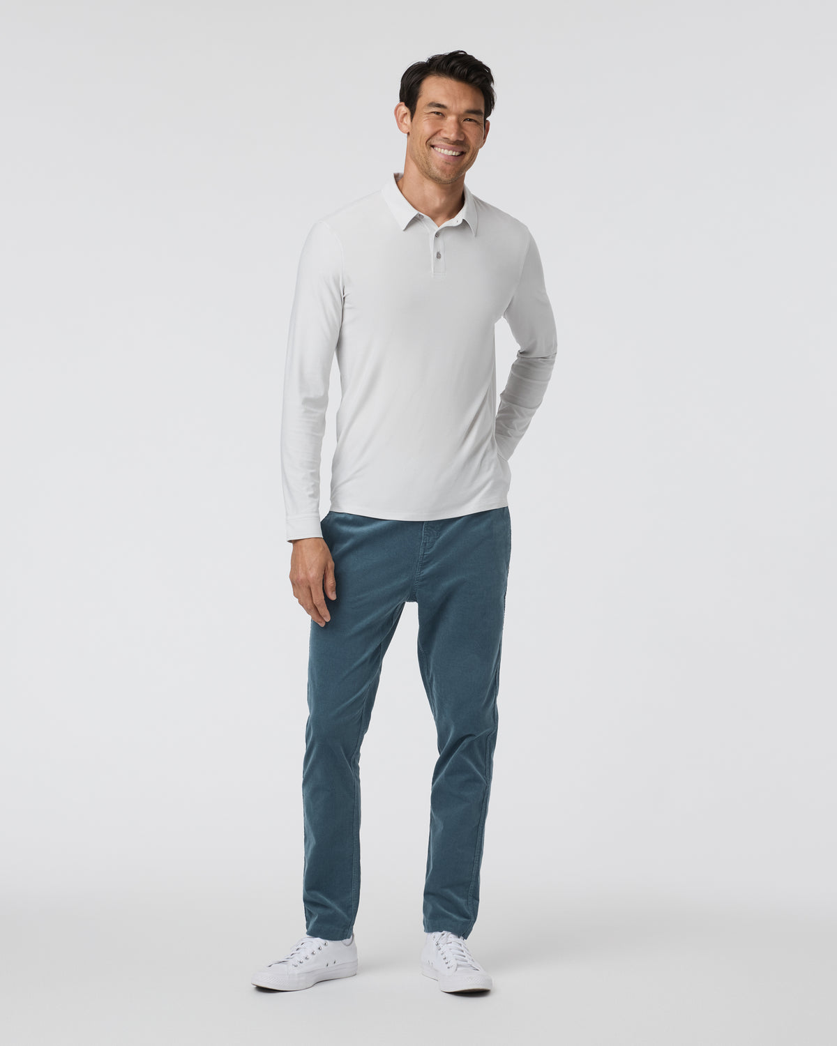 Optimist Pant Men's Light Deep Sea Corduroy Pants | Vuori sale - US 8564