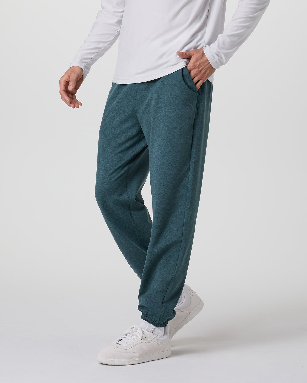 Coronado Performance Sweatpant Classic 28" Deep Sea Heather | Vuori online - US 7529