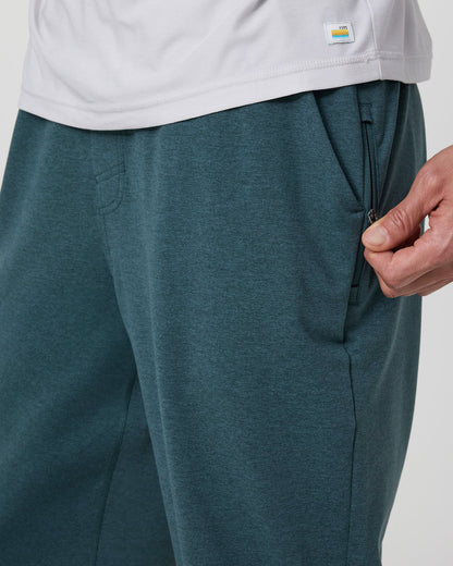 Coronado Performance Sweatpant Classic 28" Deep Sea Heather | Vuori online - US 7529