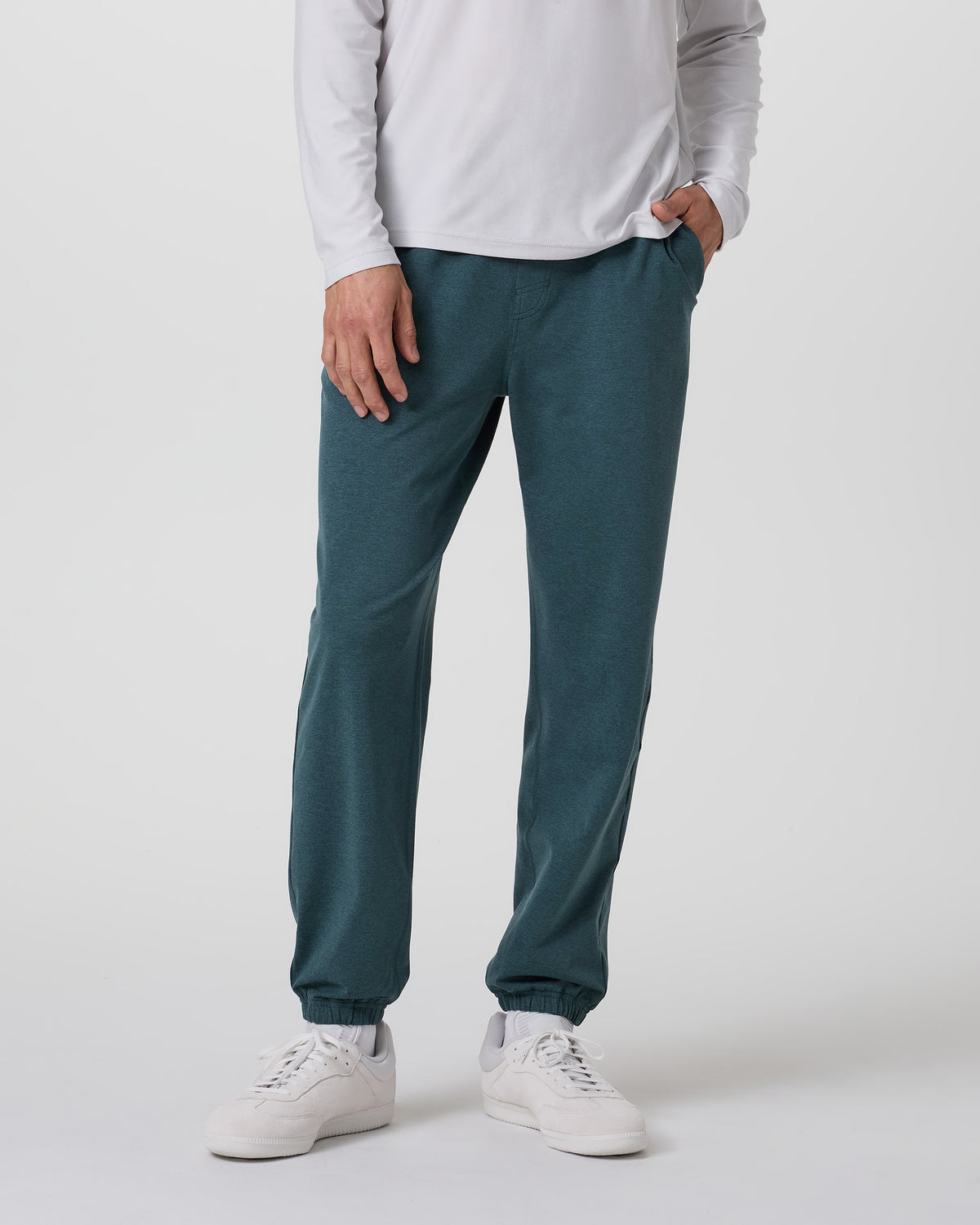 Coronado Performance Sweatpant Classic 28" Deep Sea Heather | Vuori online - US 7529