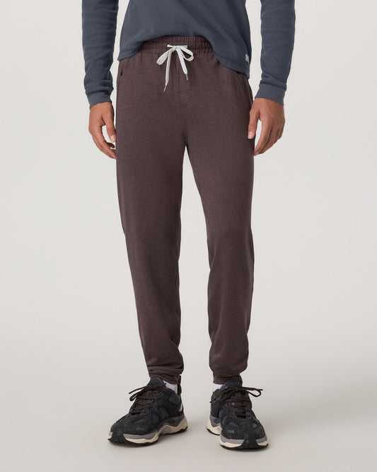 Men's Ponto Performance Jogger Sangria Heather | Vuori shop - US 7917