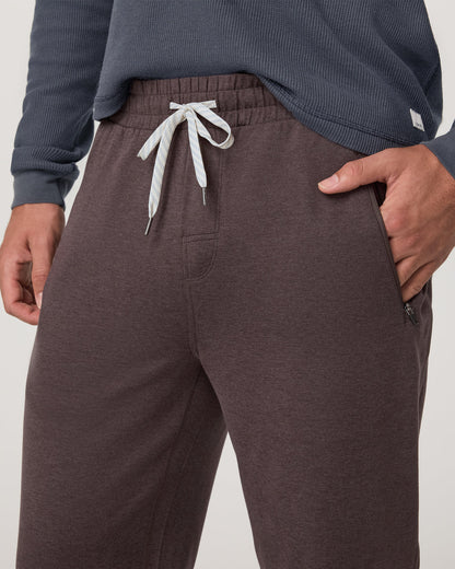 Men's Ponto Performance Jogger Sangria Heather | Vuori shop - US 7917