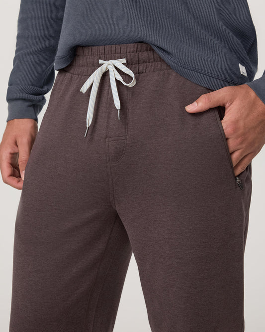Men's Ponto Performance Jogger Sangria Heather | Vuori shop - US 7917