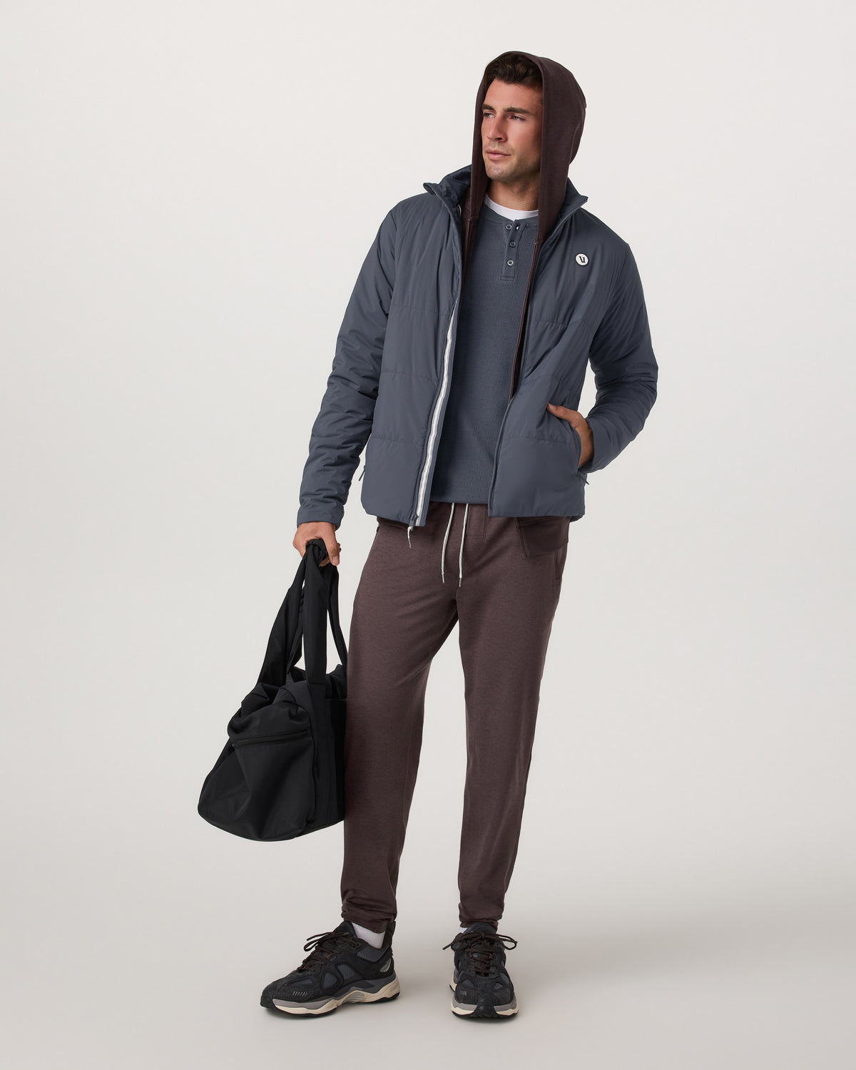 Men's Ponto Performance Jogger Sangria Heather | Vuori shop - US 7917