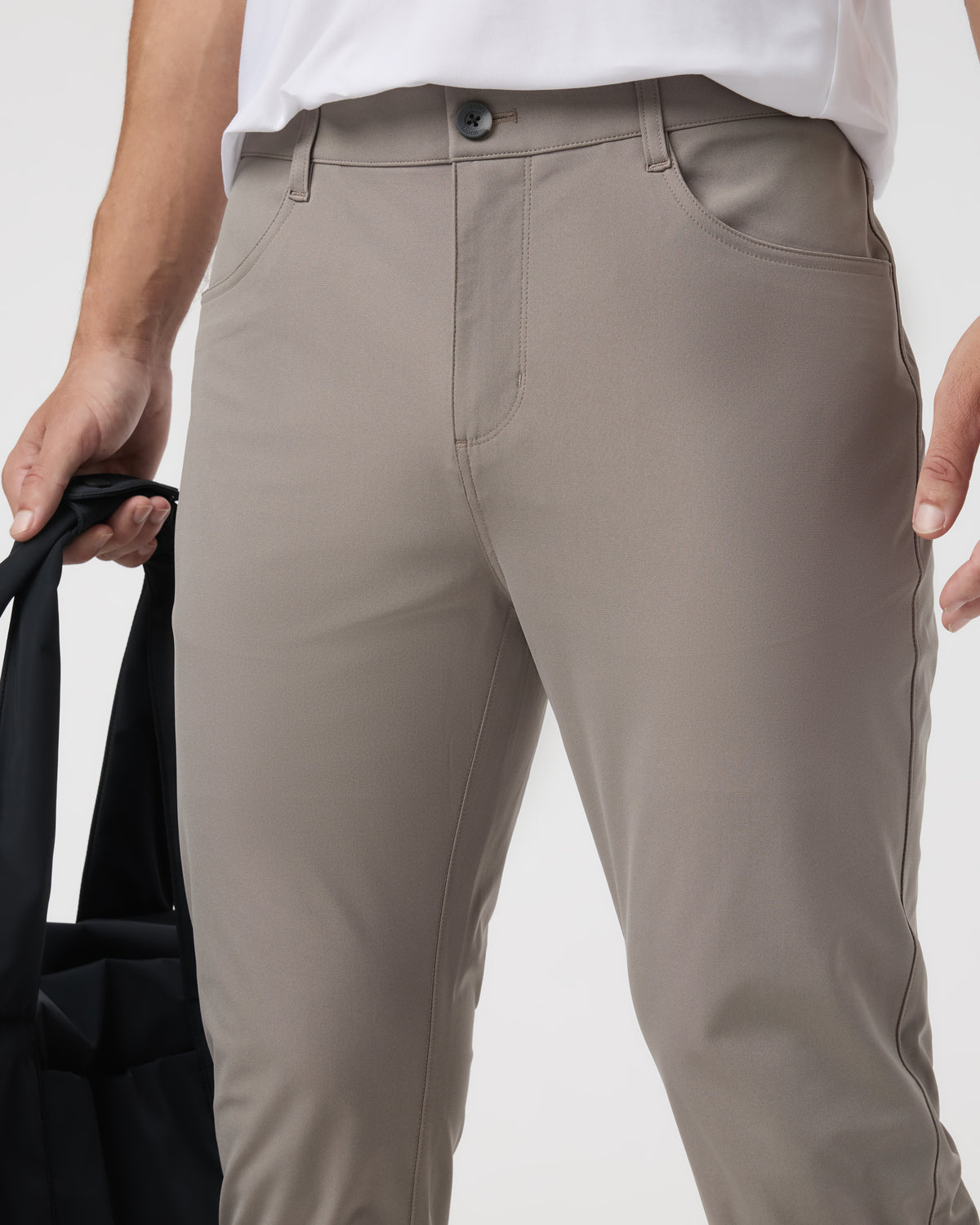 Meta Pant Athletic Slim 32" Mocha 5-Pocket Pants | Vuori sale - US 9816