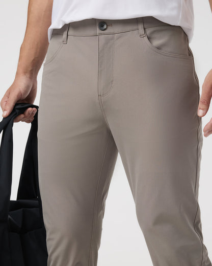 Meta Pant Athletic Slim 32" Mocha 5-Pocket Pants | Vuori sale - US 9816