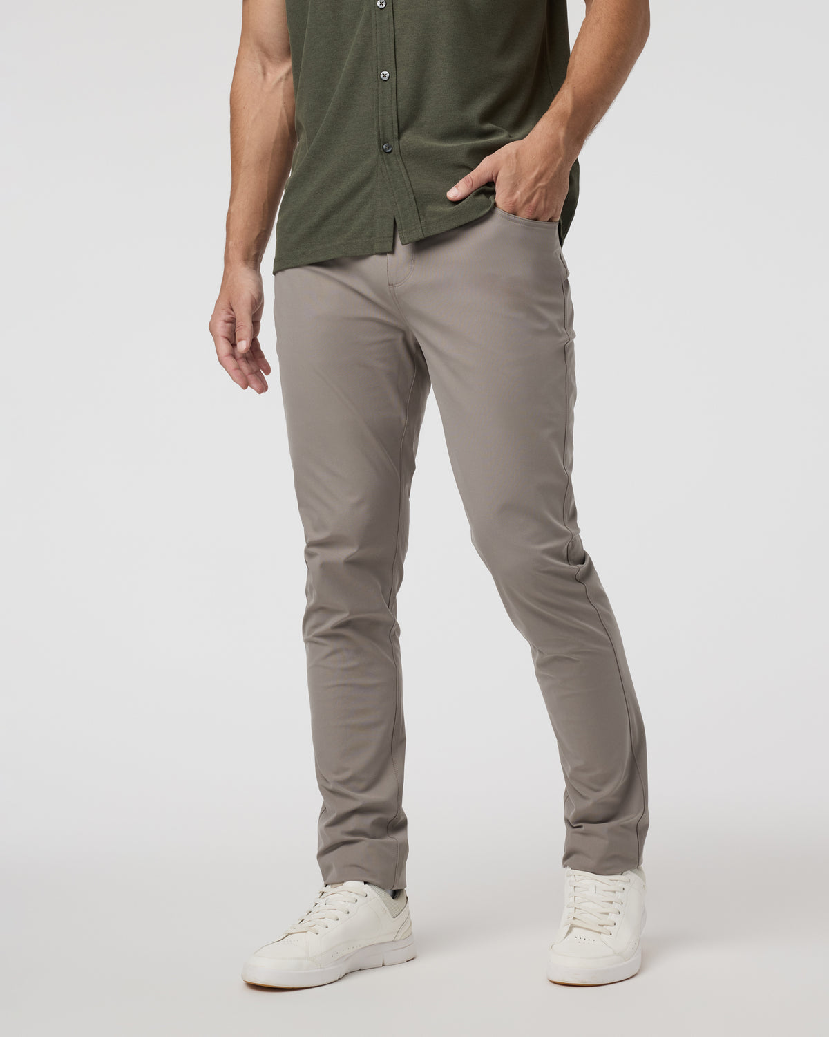 Meta Pant Athletic Slim 32" Mocha 5-Pocket Pants | Vuori sale - US 9816